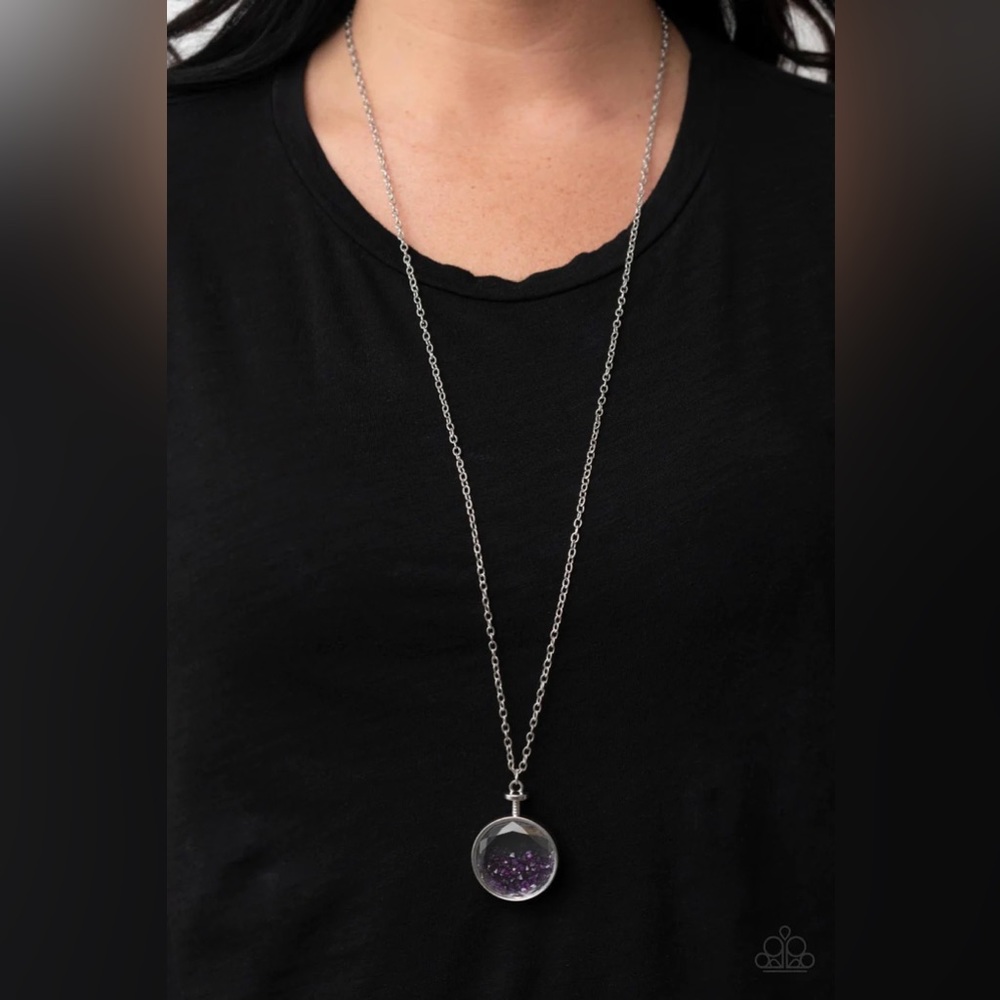 Twinkly Treasury Purple Necklace